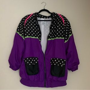 David Alan vintage polka dot jacket
